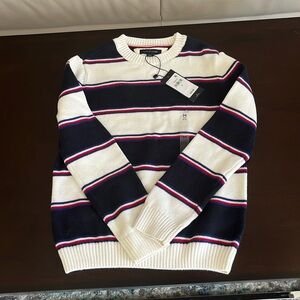 Tommy Hilfiger boys striped sweater. Brand new. Size M (8-10).